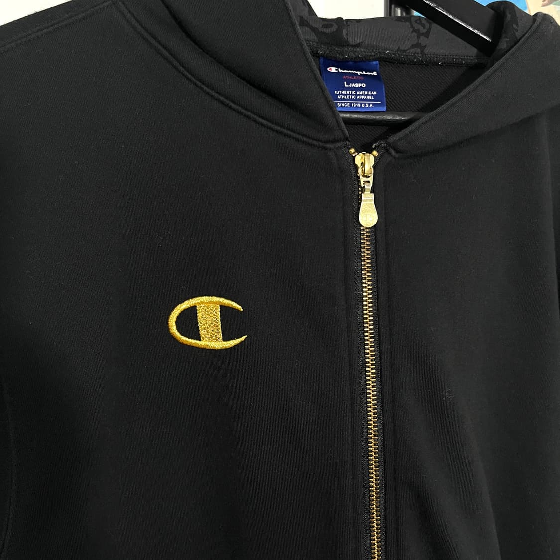 챔피온 골드 자수 후드집업 상품이미지5