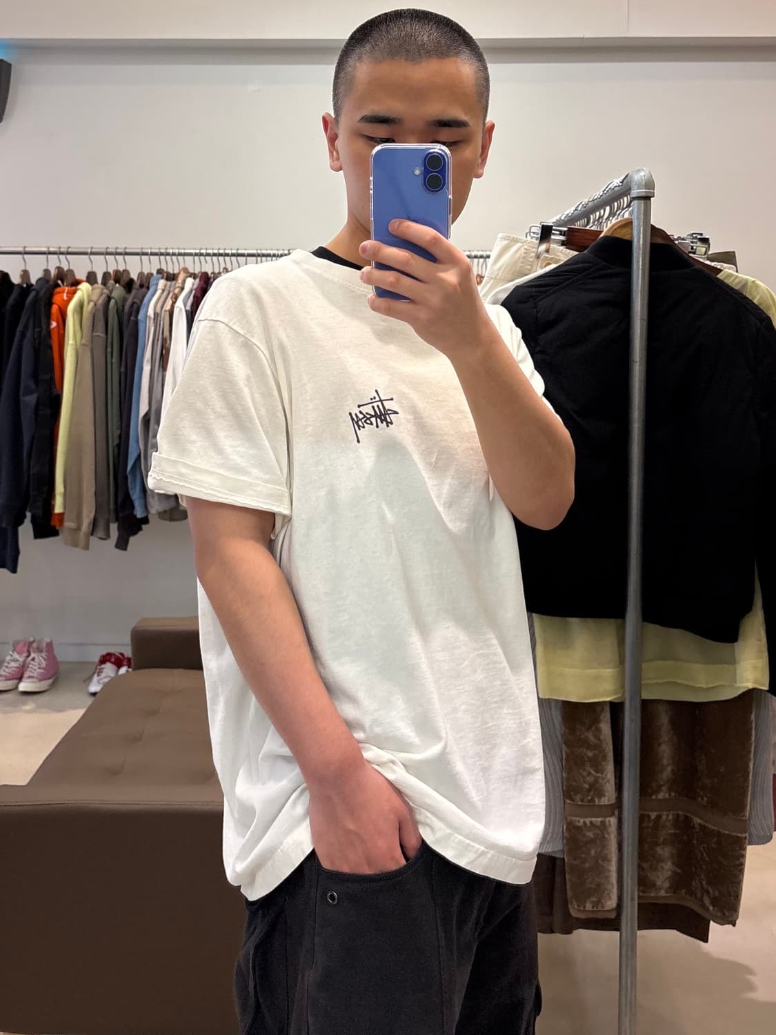 스투시 베이직 로고 반팔 상품이미지8