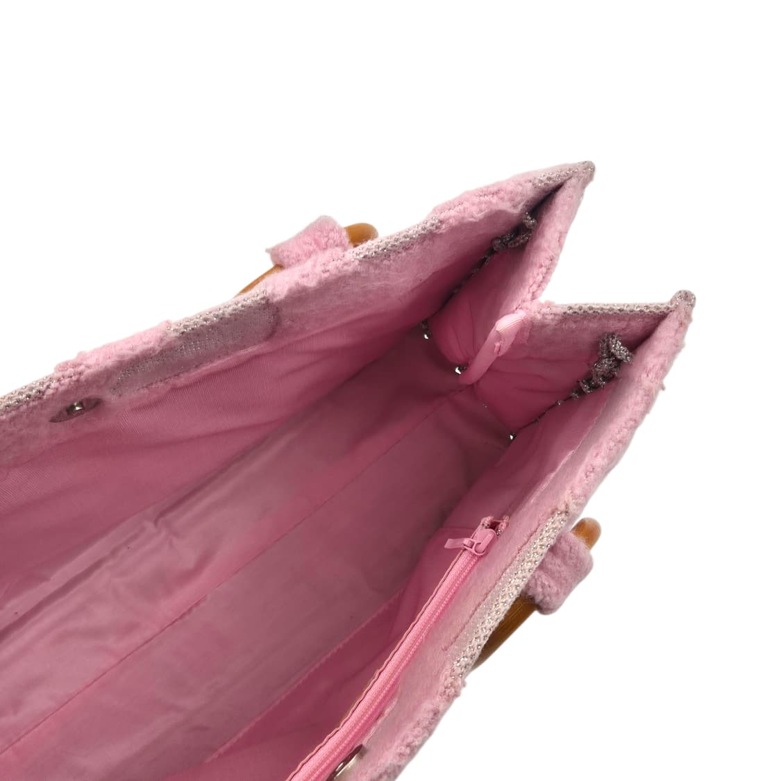 04s 사만다타바사 하트 부클 뱀부 토트백 상품이미지6