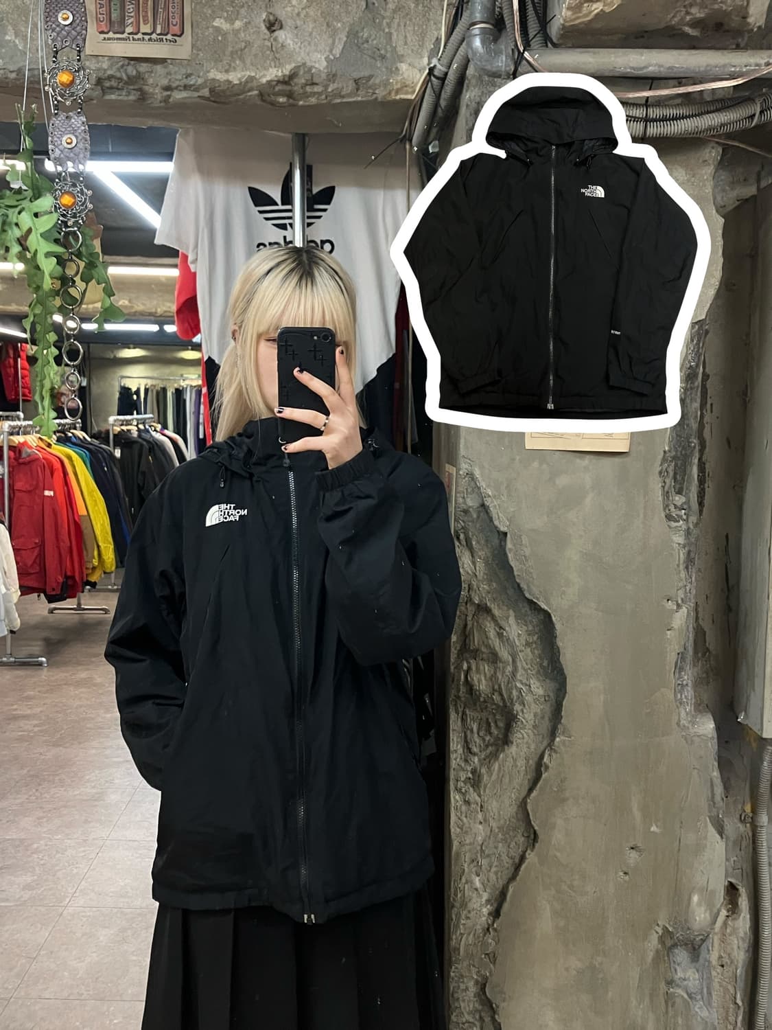 노스페이스 점퍼 블랙 95 #csz1816  상품이미지1