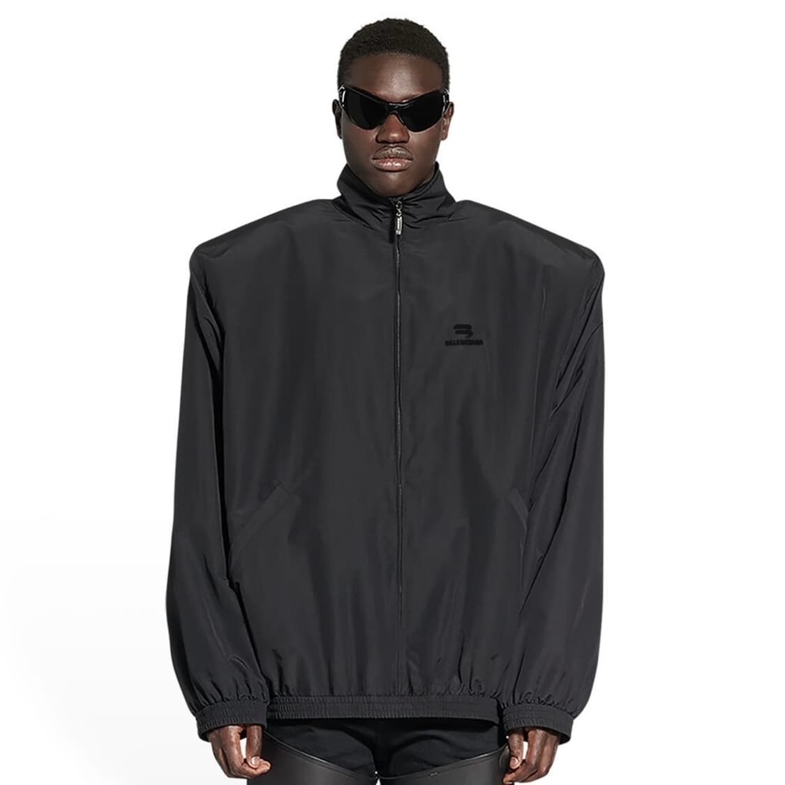 [3] 발렌시아가 스포티 비 오버사이즈 트랙자켓 블랙 상품이미지1