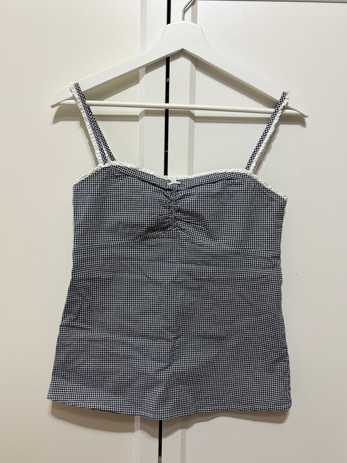 브랜디멜빌 블랙 체크탑  상품이미지1