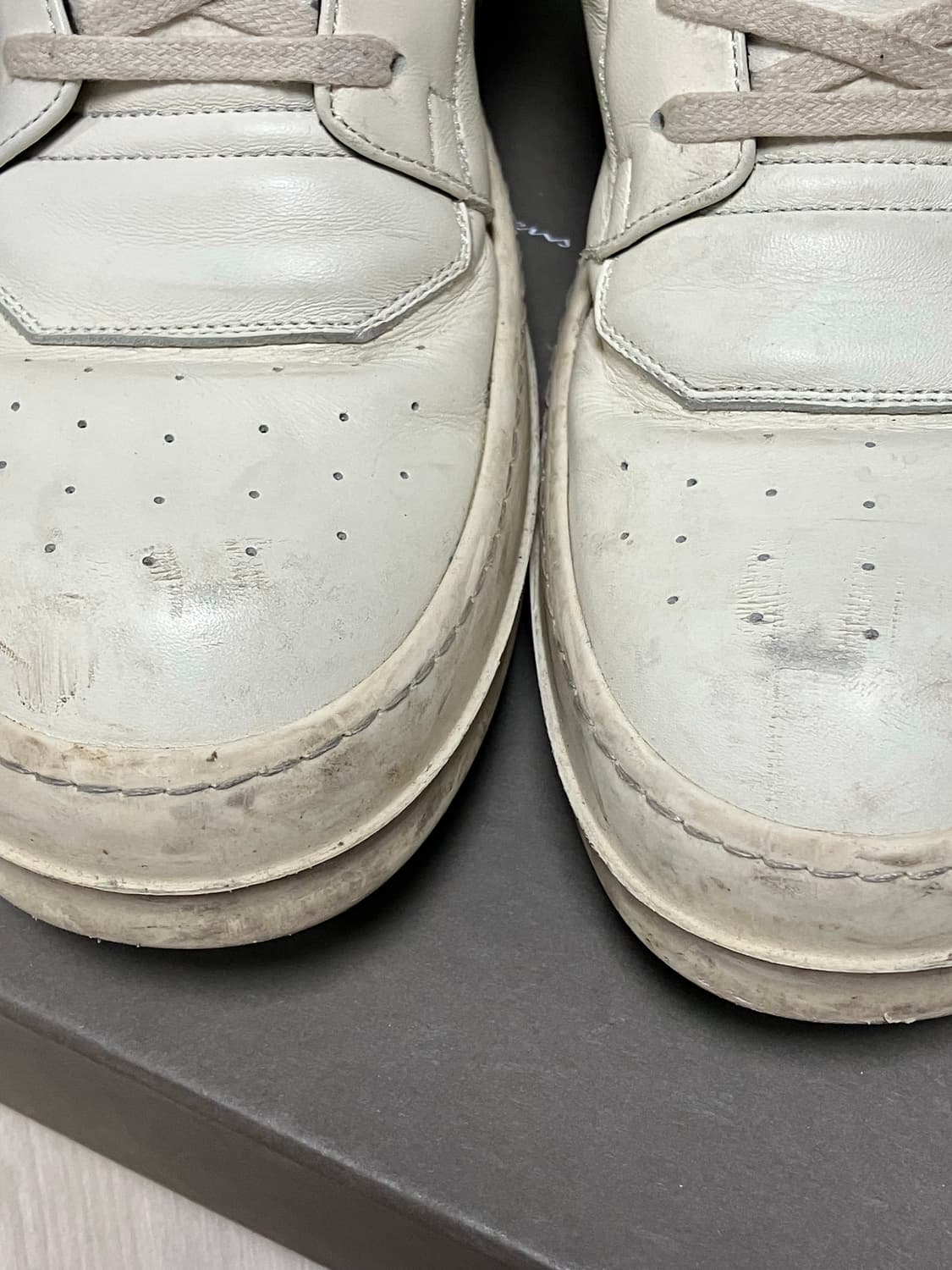 [41] 릭오웬스 지오바스켓 모노크롬 밀크블랙 상품이미지3