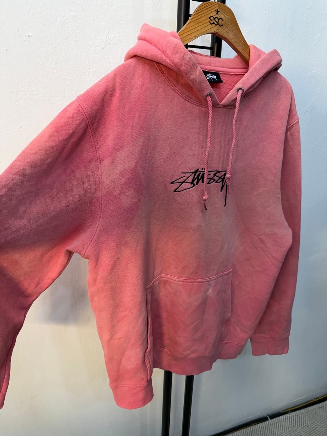 정품) 스투시 타이다이 후드티 M 상품이미지2