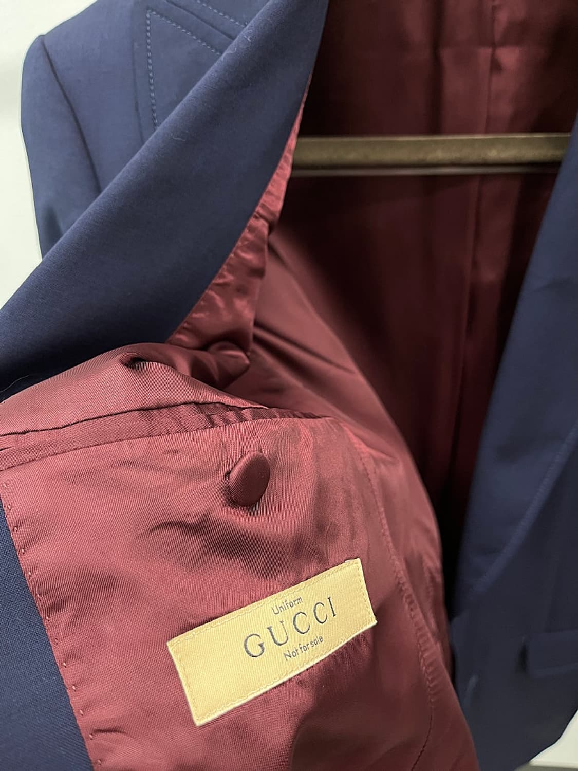 105) 구찌  네이비 금장콤비 춘추 자켓 상품이미지5