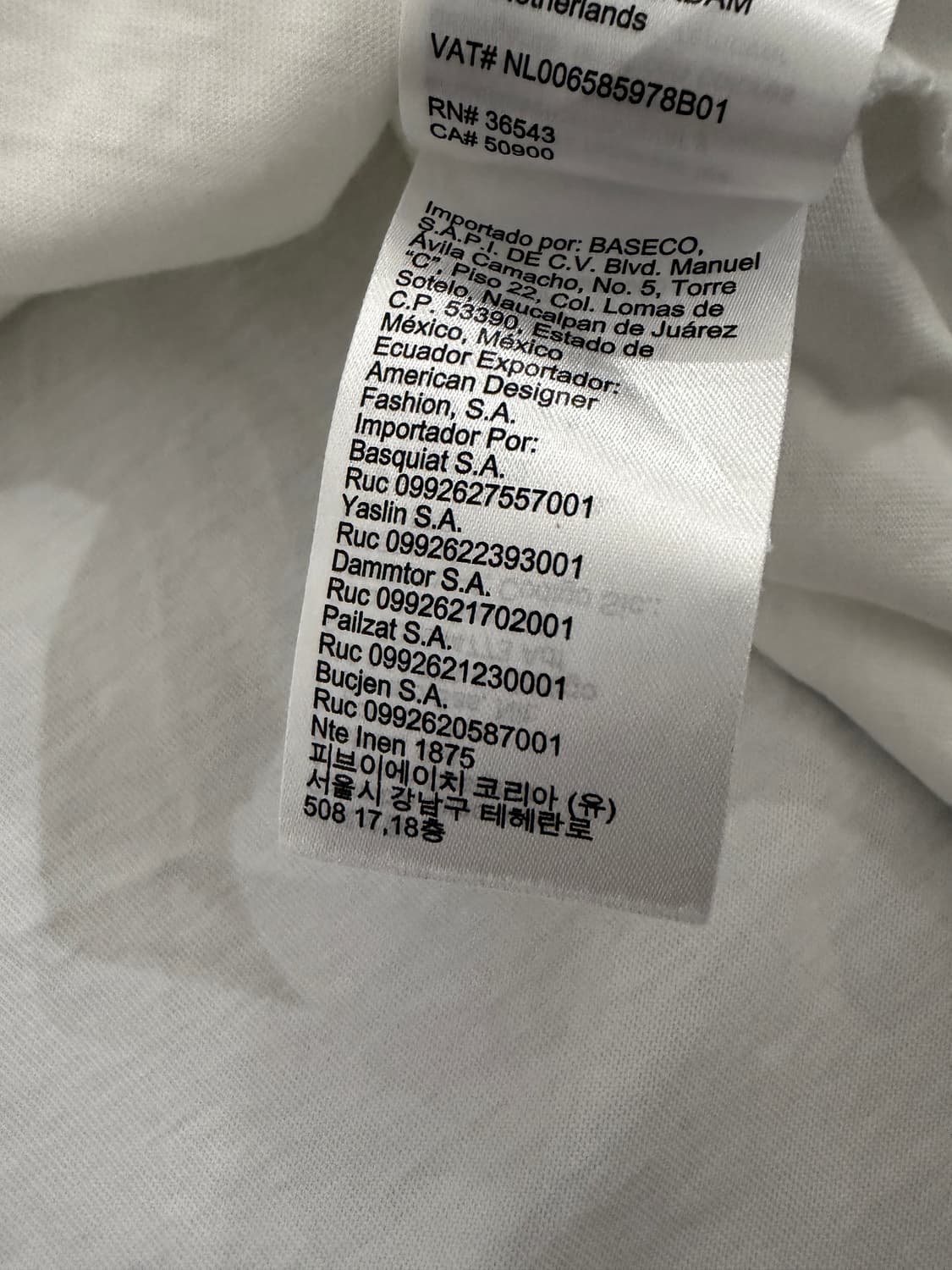 켈빈클라인 피마코튼 반팔티셔츠 상품이미지6