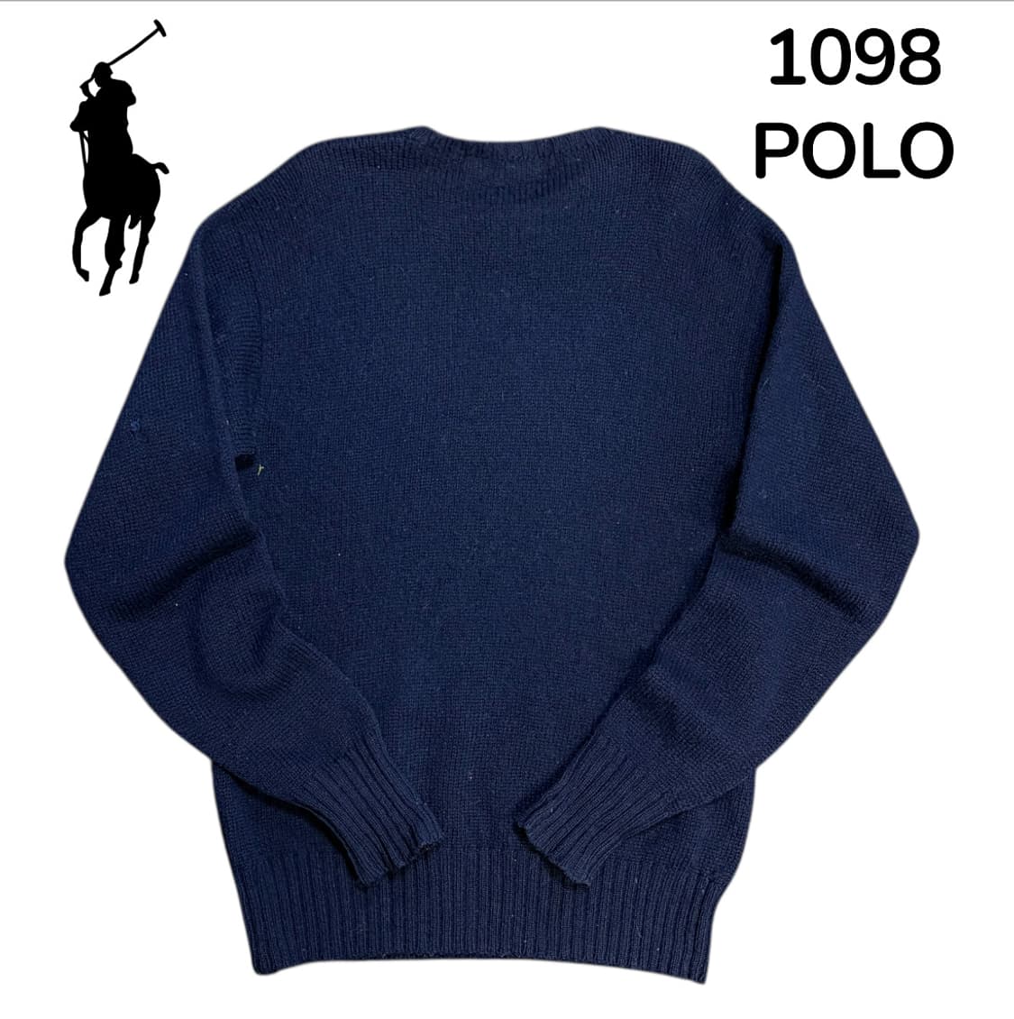 폴로 랄프로렌 네이비 레드 포니 울 오버핏 니트 M 상품이미지3
