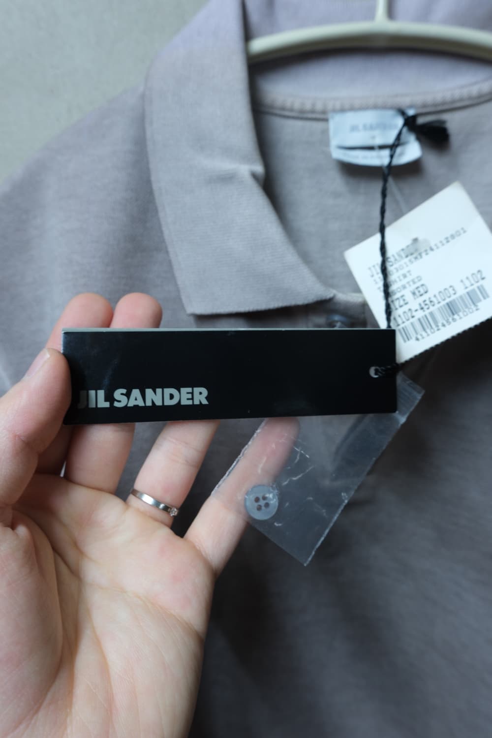 Jil sander 더티워싱 폴라티 m 상품이미지7