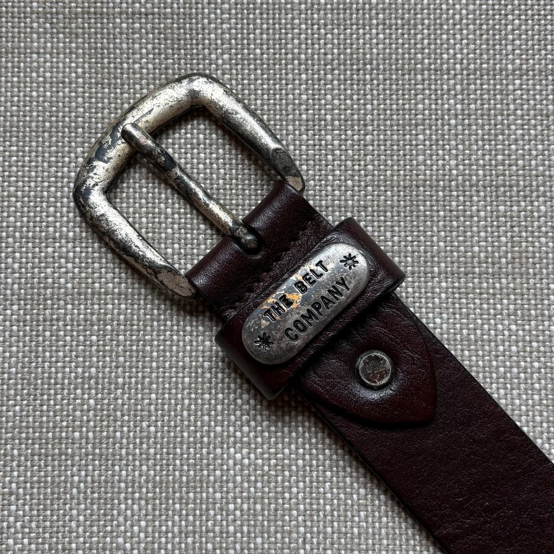 [32-33] 90s 독일 THE BELT COMPANY 브라운레더 벨트 상품이미지5