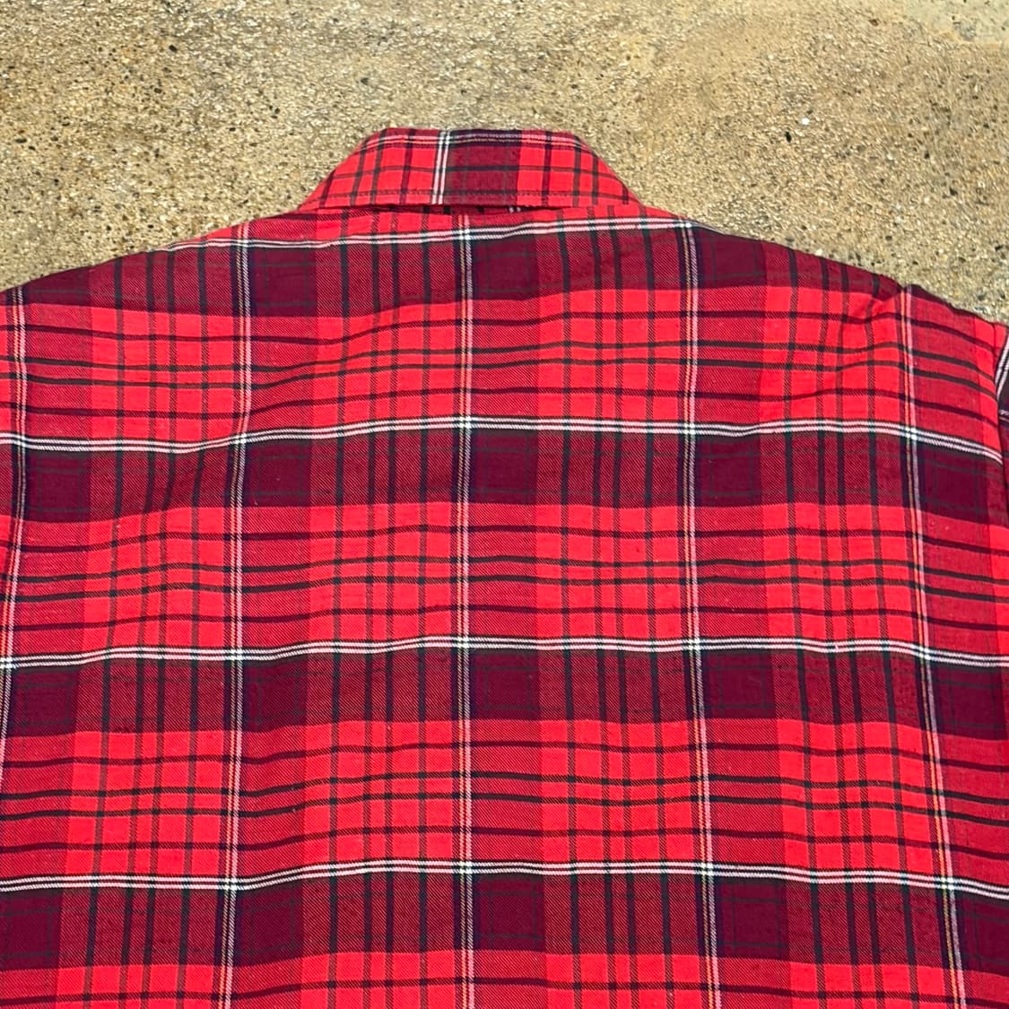 90s 미국 빈티지 에스티존스베이 패딩 체크셔츠 상품이미지8