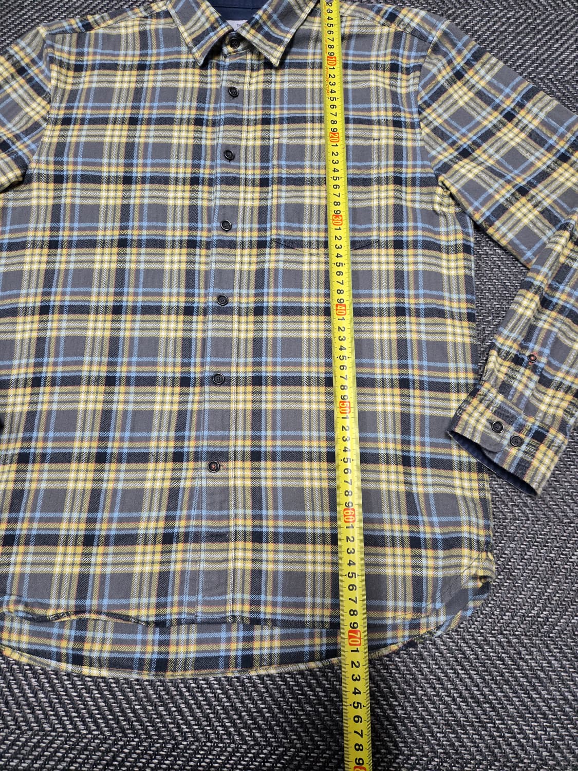 시리즈 23ss series 옐로우핀 체크 셔츠 상품이미지9