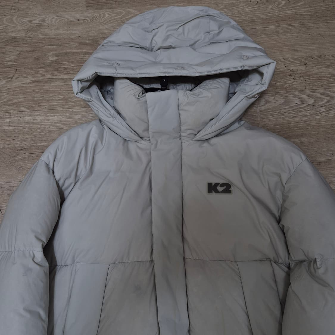 K2 케이투 구스다운 후드 롱패딩 점퍼 S(90) 상품이미지2