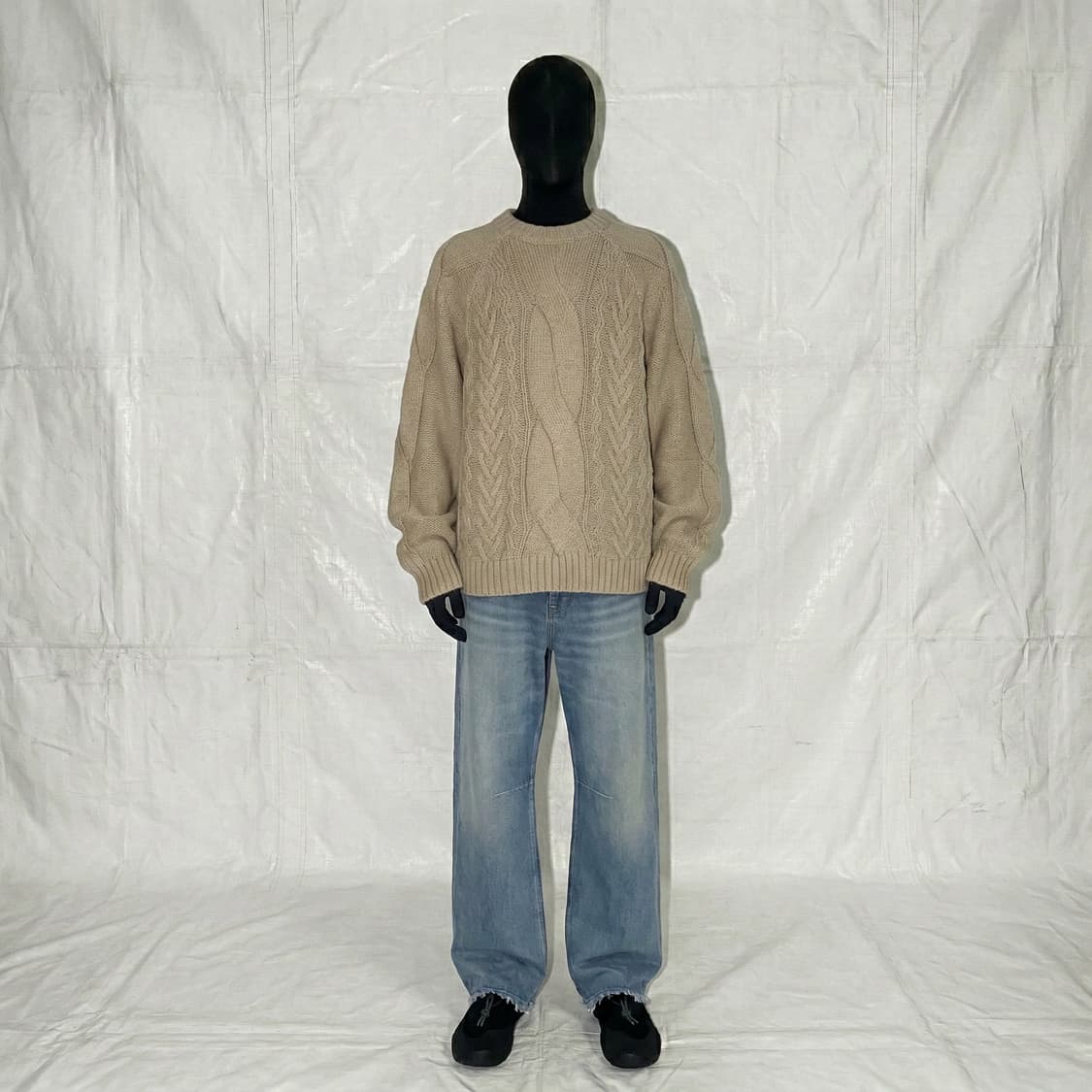 noirer cable sweater 상품이미지1