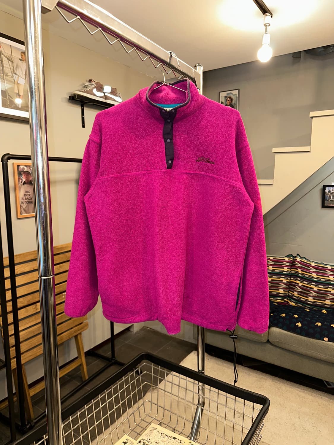 90’s LL Bean 4-button color  fleecewear 상품이미지3