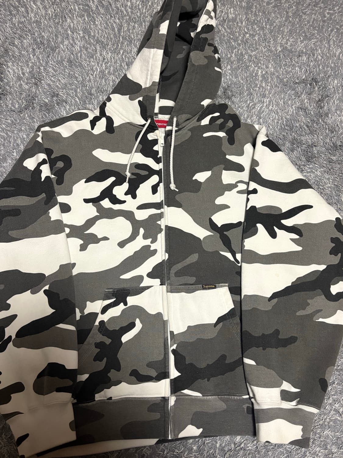 슈프림 워크 후드집업 스노우카모 24FW 상품이미지2