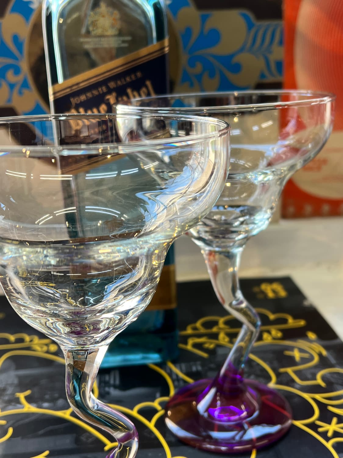 90s Libbey Z twist Stem Margarita Glass 상품이미지4