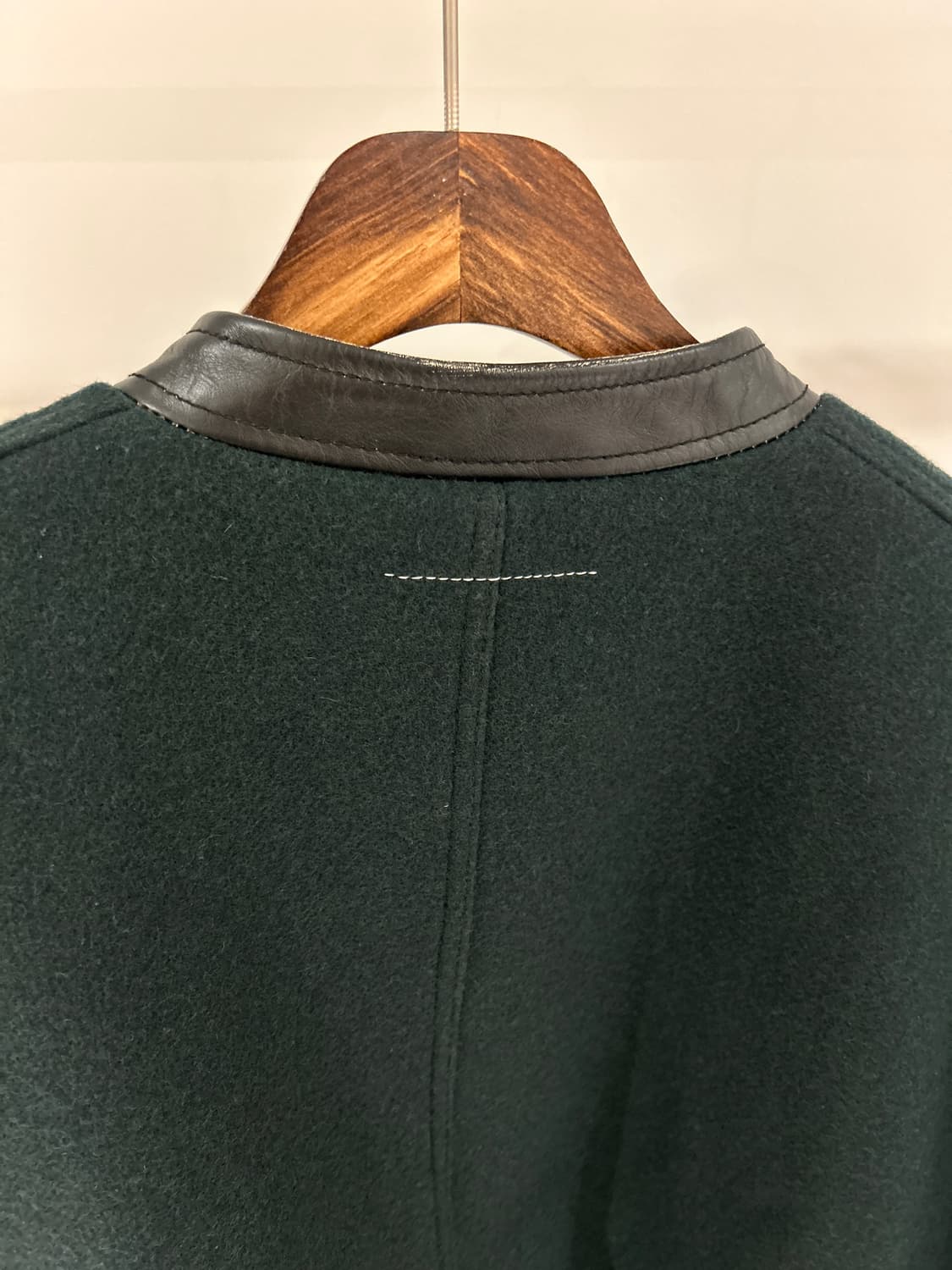 MM6 Leather Wool Mix Jacket 상품이미지7