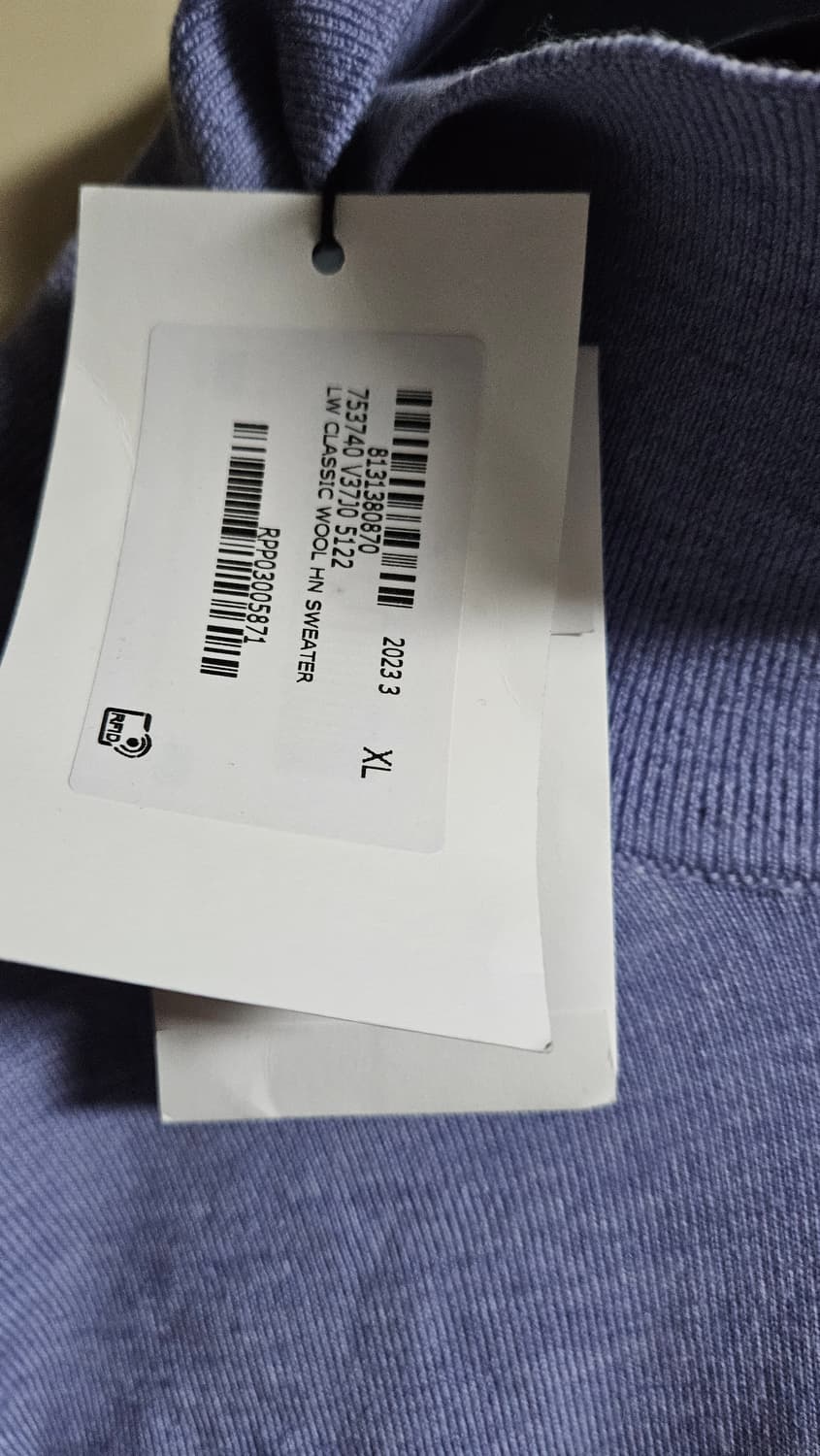 보테가베네타 터틀넥 니트 퍼플 정품 신품  상품이미지3