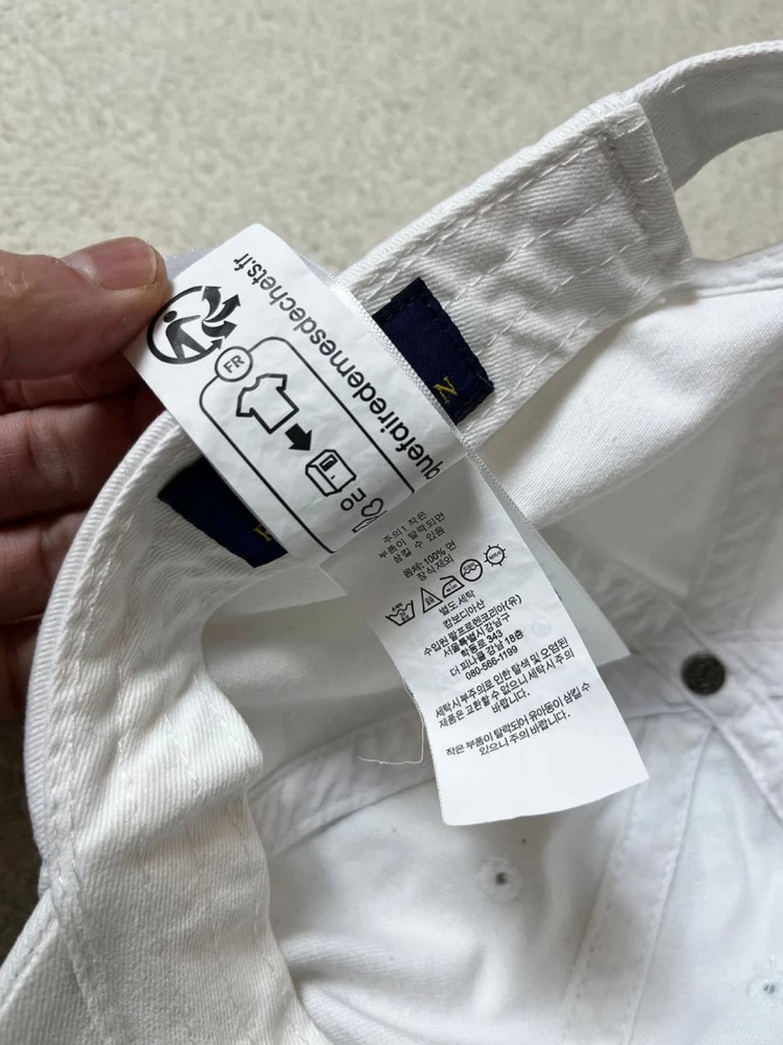 폴로 랄프로렌 큐알 신형 로고 볼캡 A1683    상품이미지8