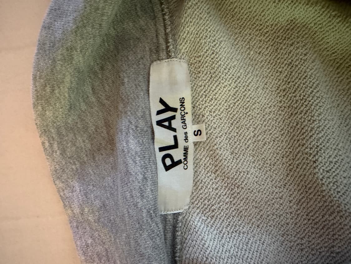 꼼데가르송 저지 집업 나우아임영 착용 상품이미지5