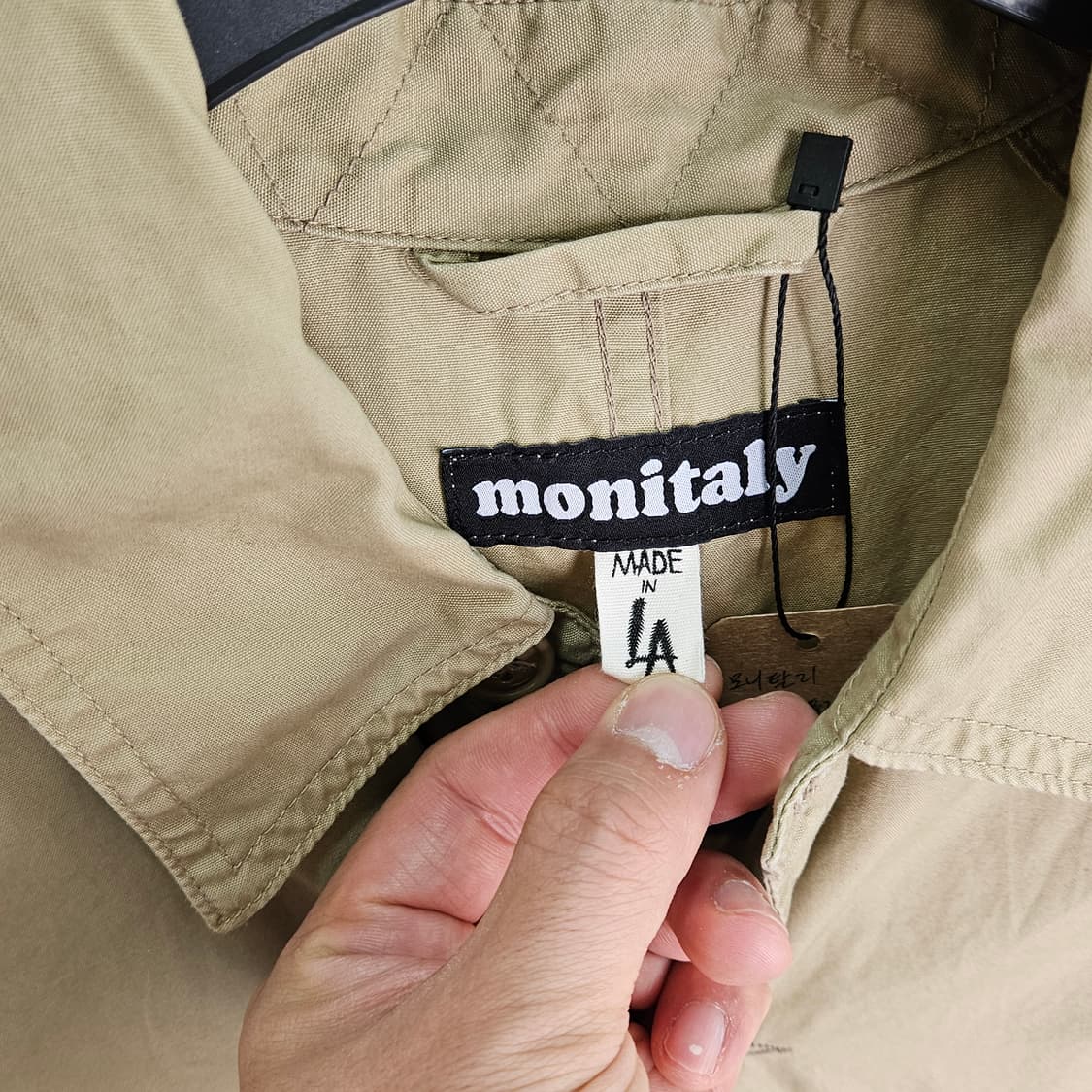 모니탈리 코튼 포플린 초어자켓 / 100~105 상품이미지2