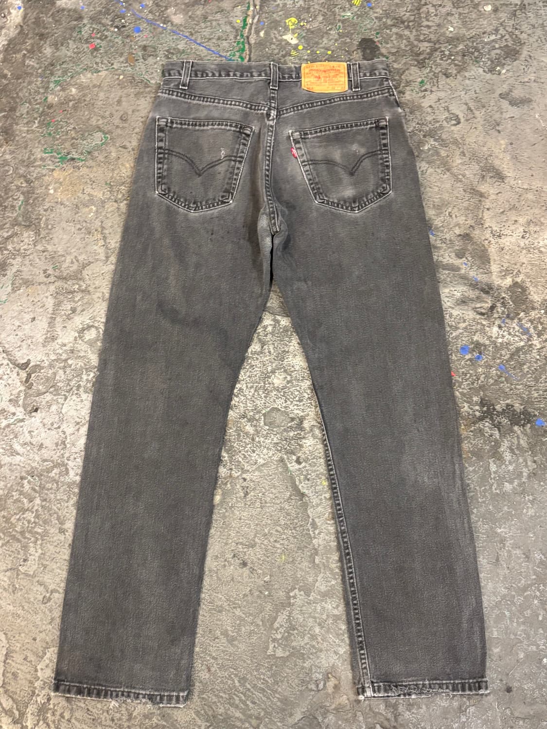 리바이스 505 레귤러 스트레이트 흑청 상품이미지8