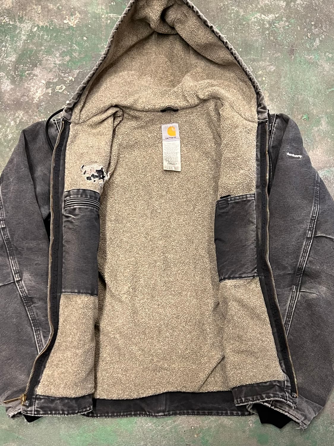 00's [L] 칼하트 액티브 자켓 셰르파 라이닝 빈티지 시에라 후드집업 상품이미지7