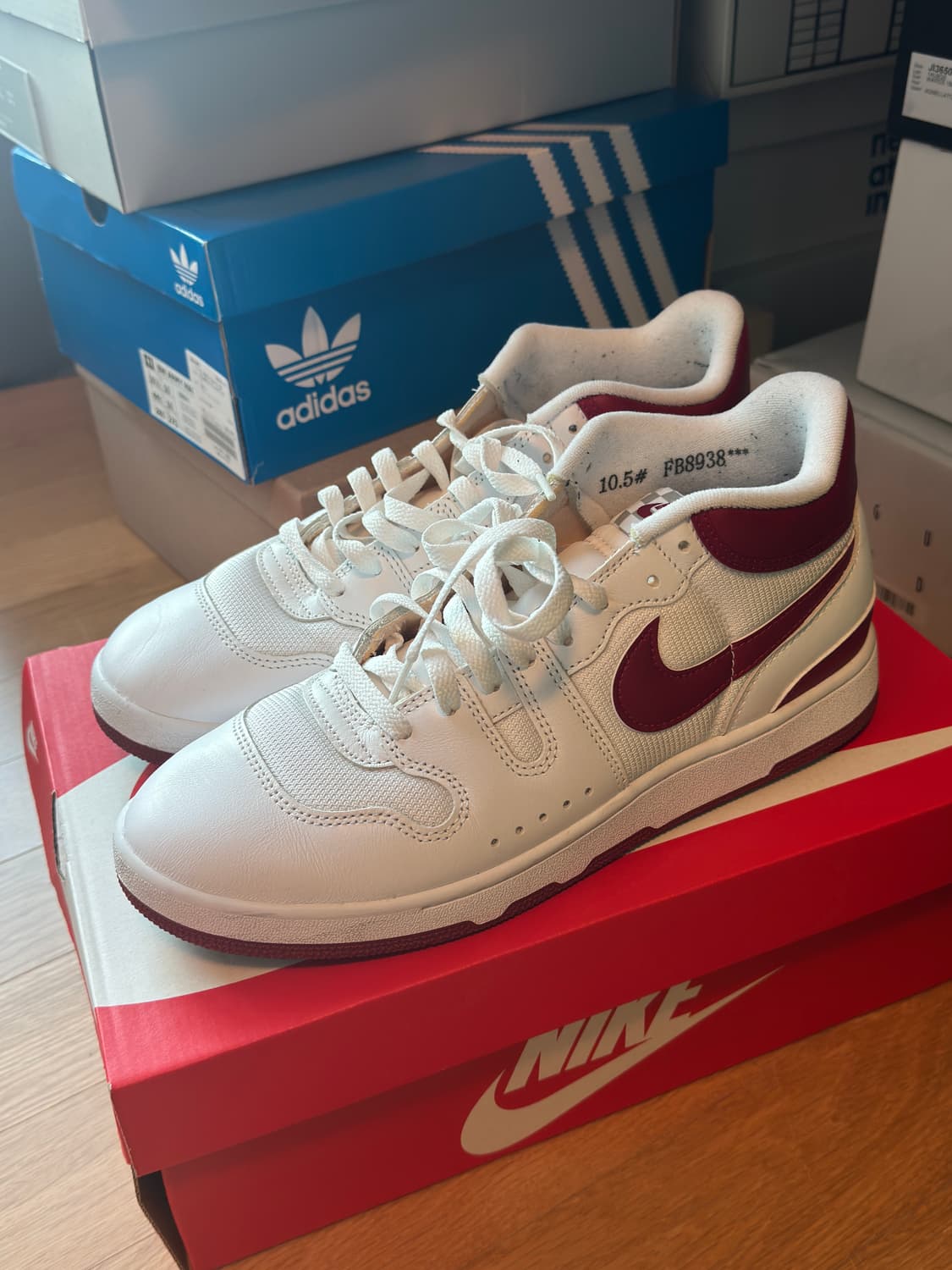 나이키 어택 (FB8938-100) 화이트/팀레드 US10.5 / 285 상품이미지3