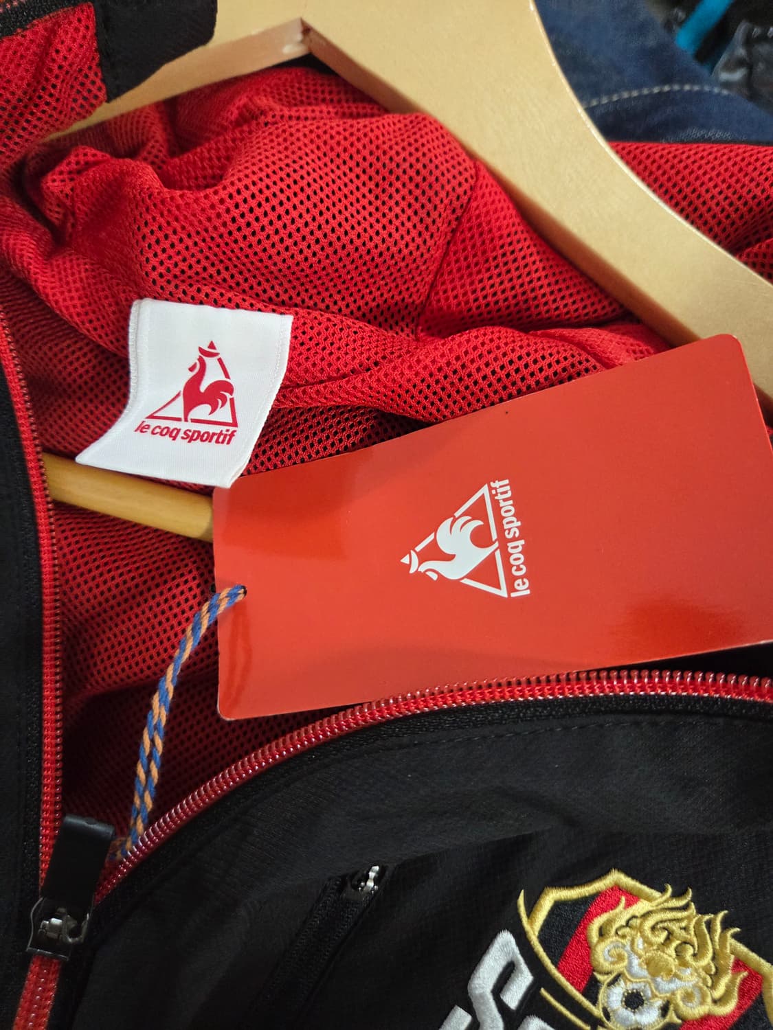 [120]새상품 k리그 르꼬끄 FC서울 바람막이 자켓 블랙 상품이미지3