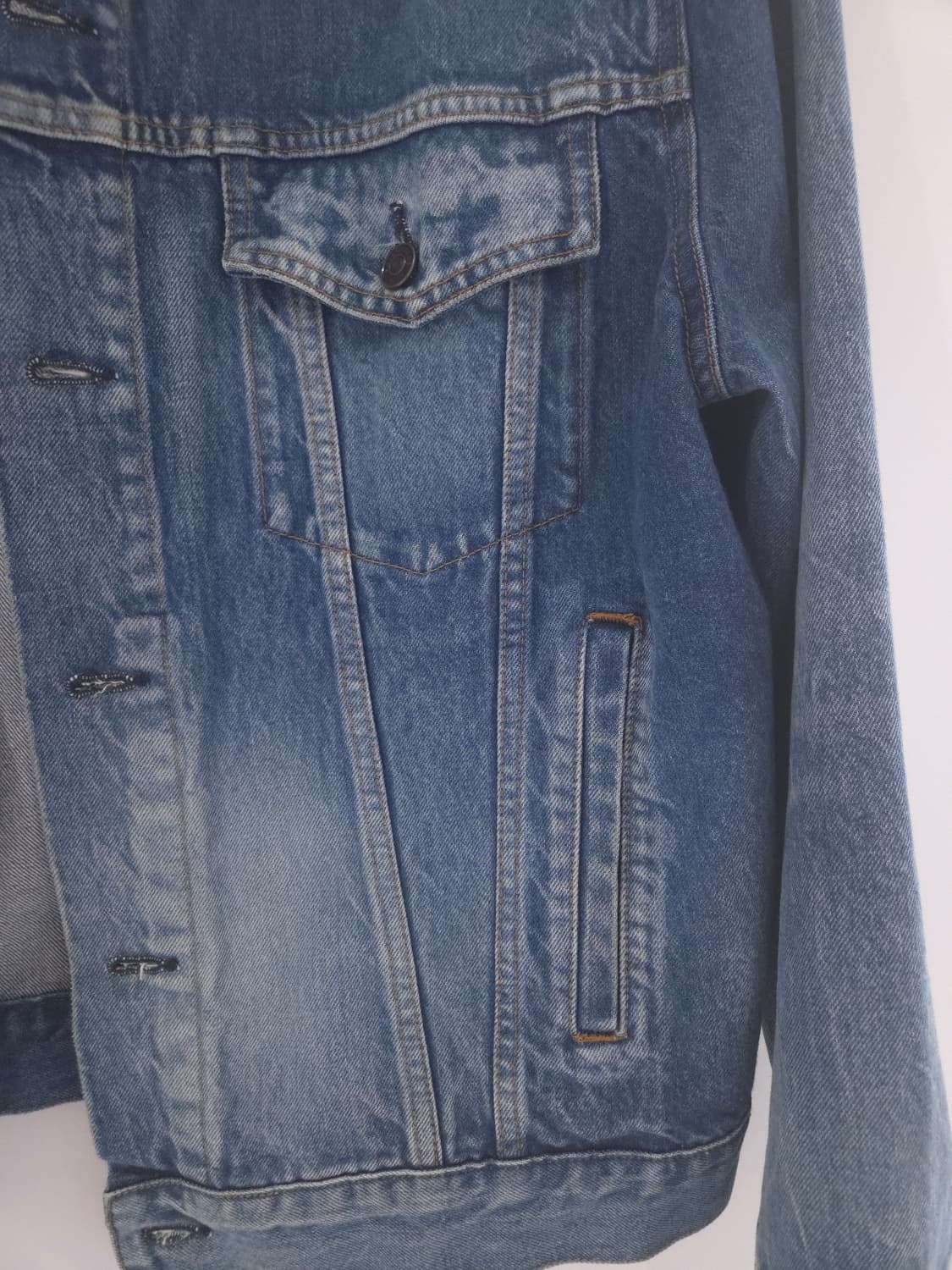 발렌시아가 백로고 데님 청자켓 40Size 상품이미지7