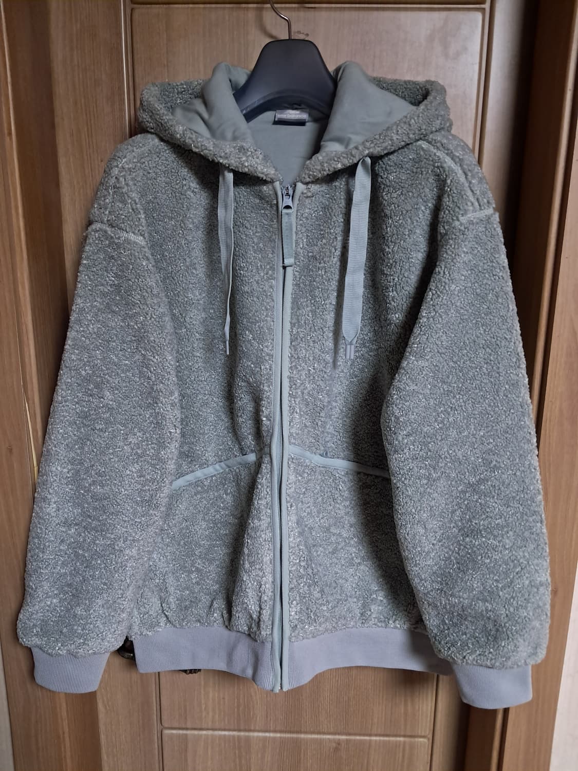 뉴발란스 뽀글이 후드집업 S 새상품  상품이미지1