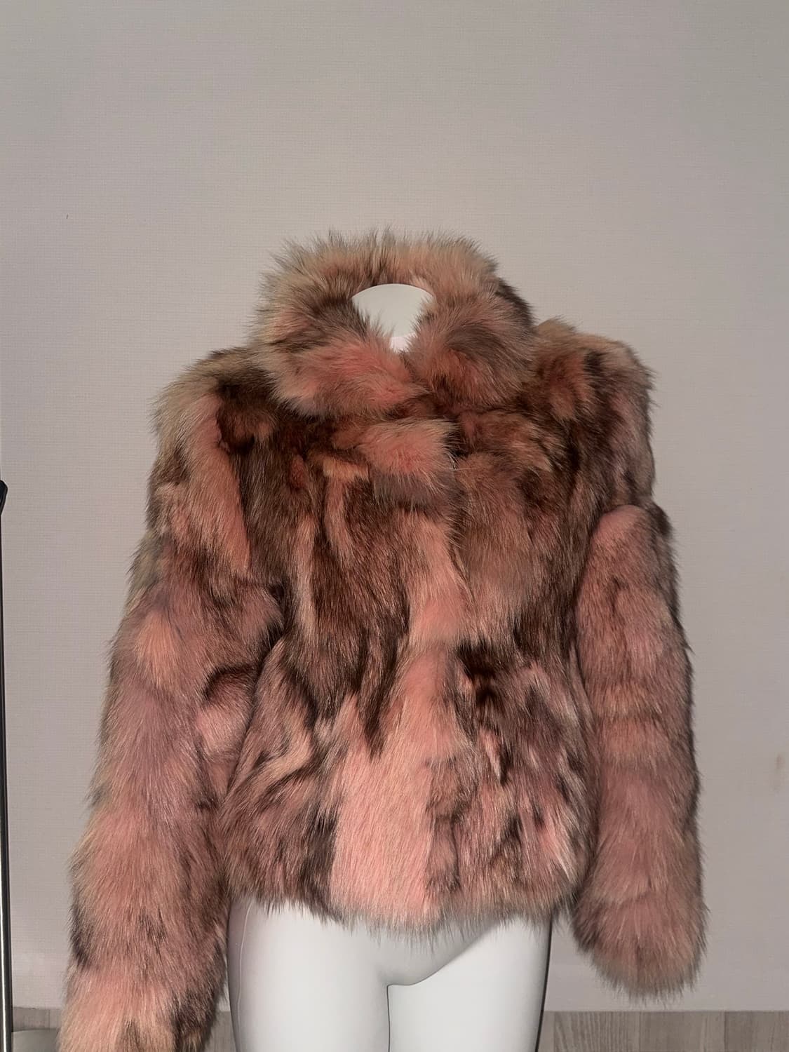 빈티지 핑크 폭스 퍼자켓 상품이미지3