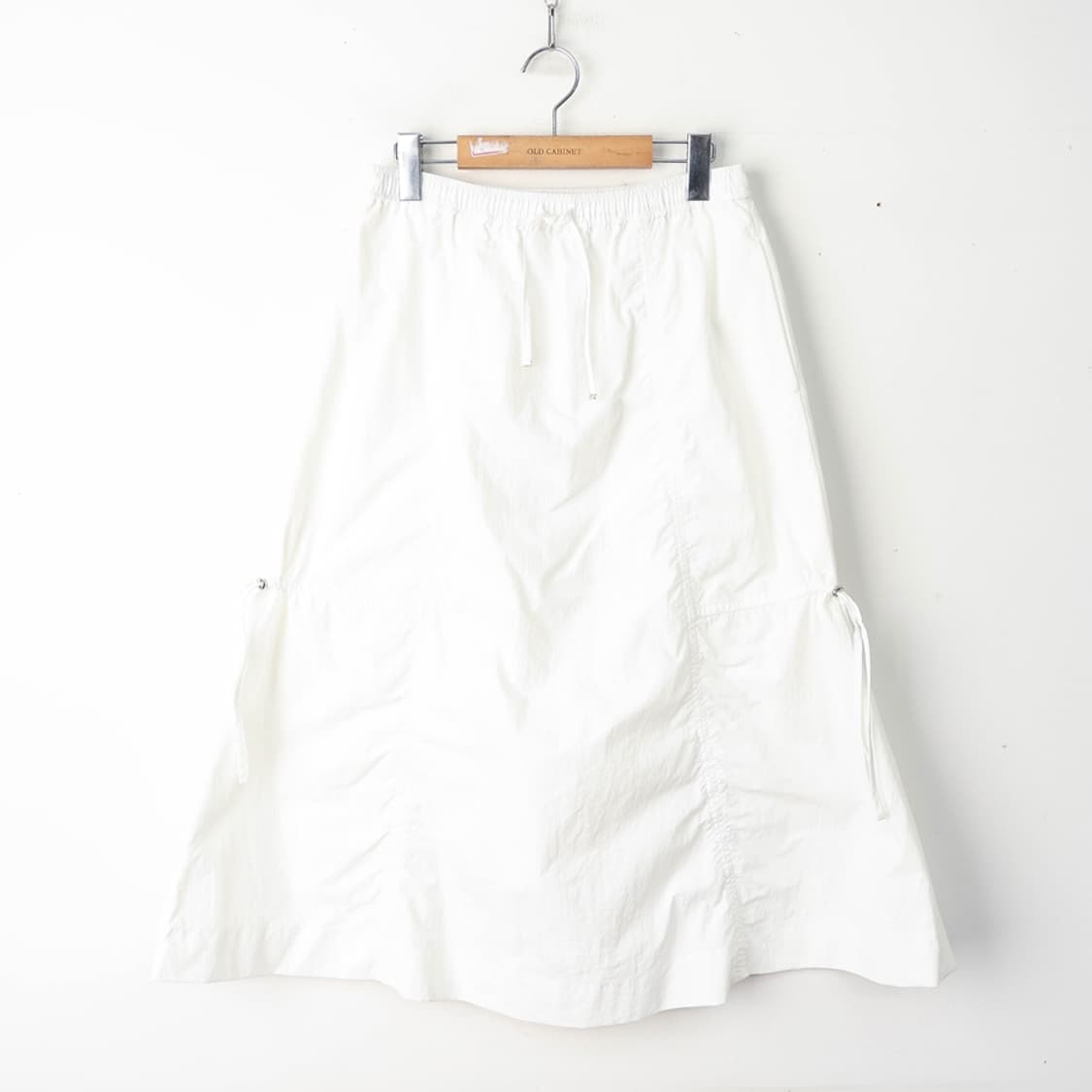 27/아티드 셔링 포인트 나일론 롱 스커트 상품이미지1