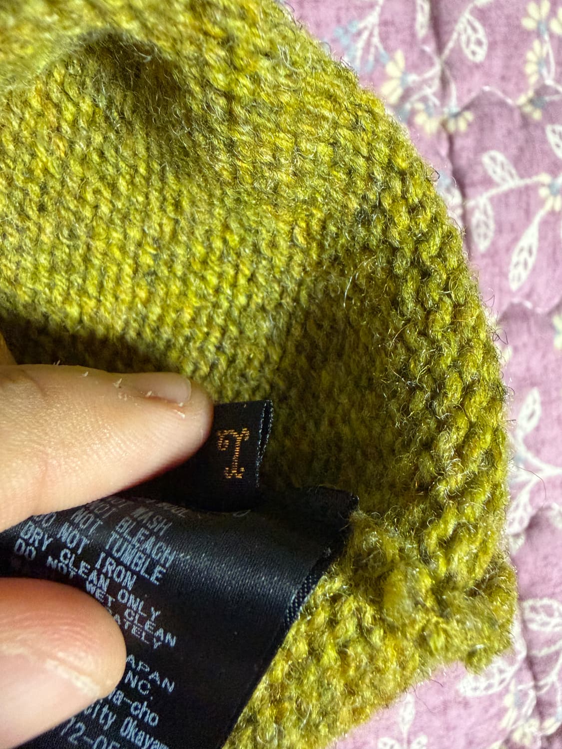 5G 울 크루넥 머스타드 상품이미지7