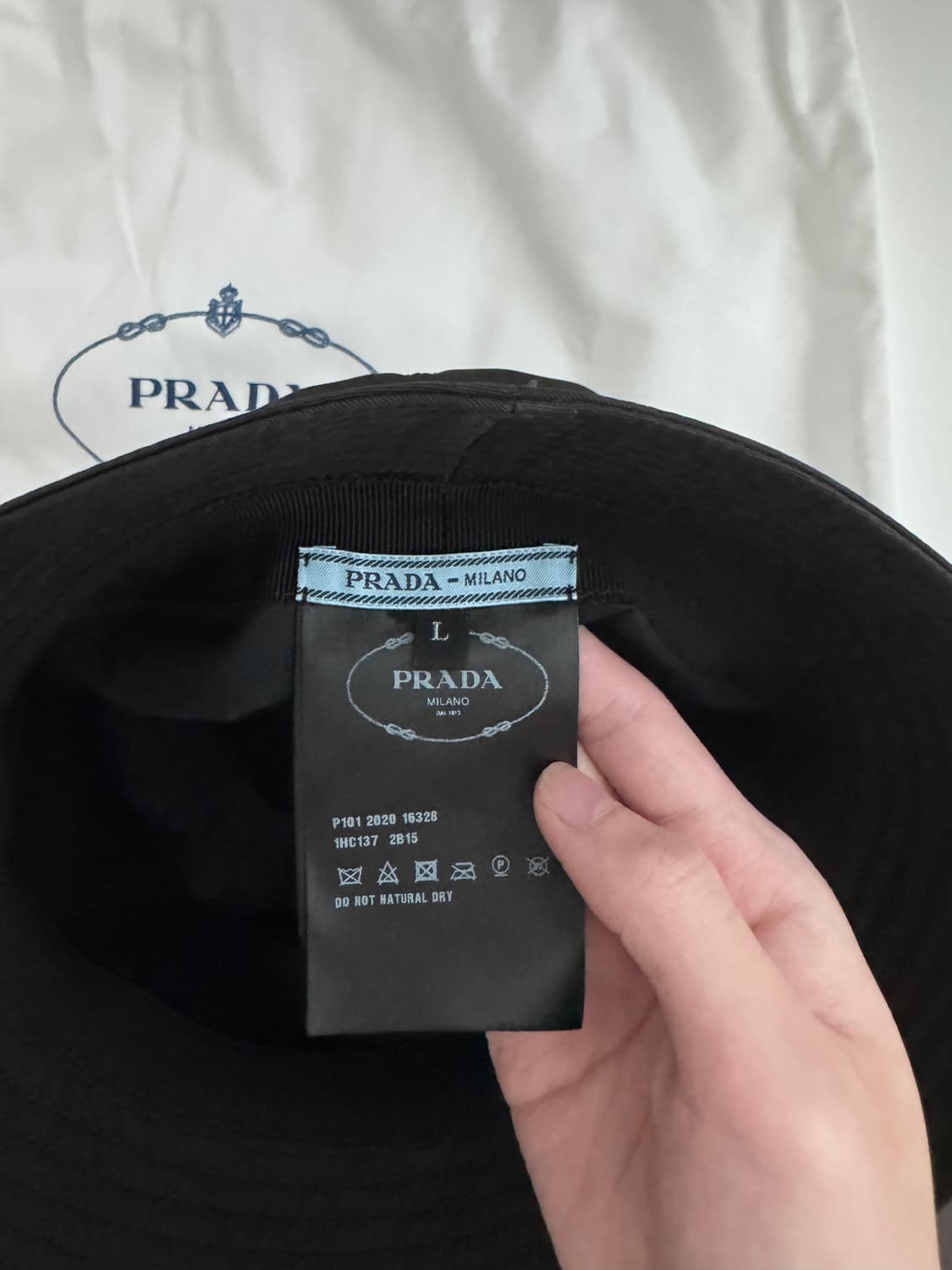 프라다 나일론 버킷햇 L 새상품급 상품이미지2