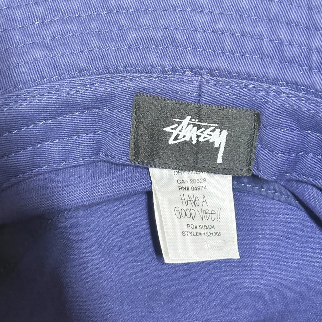 스투시 크라운 로고 버킷햇 L/XL 상품이미지4