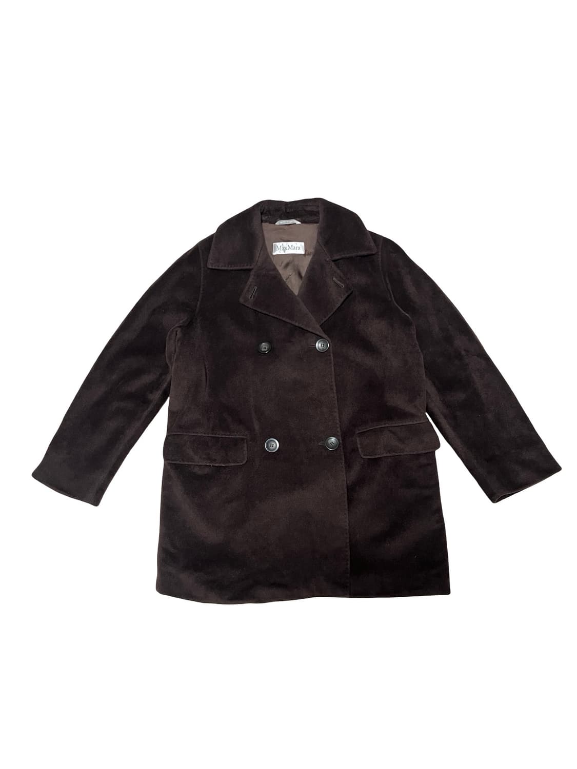 막스마라 브라운 더블 코트 38 상품이미지1