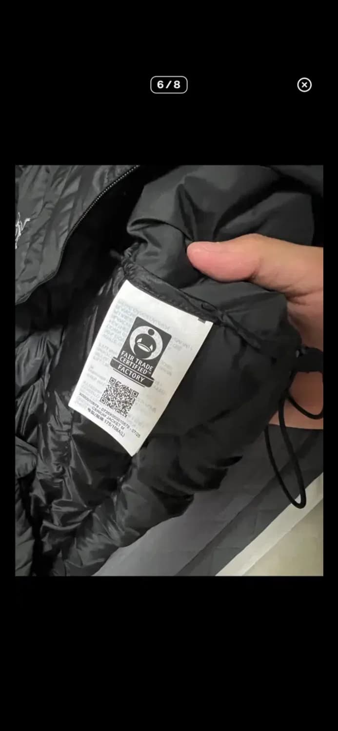 아크테릭스 세륨 자켓 논후드 블랙 (L) 판매 상품이미지6