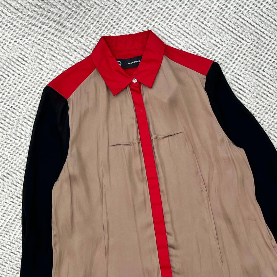 GUx언더커버 배색 블라우스 r2329 상품이미지3