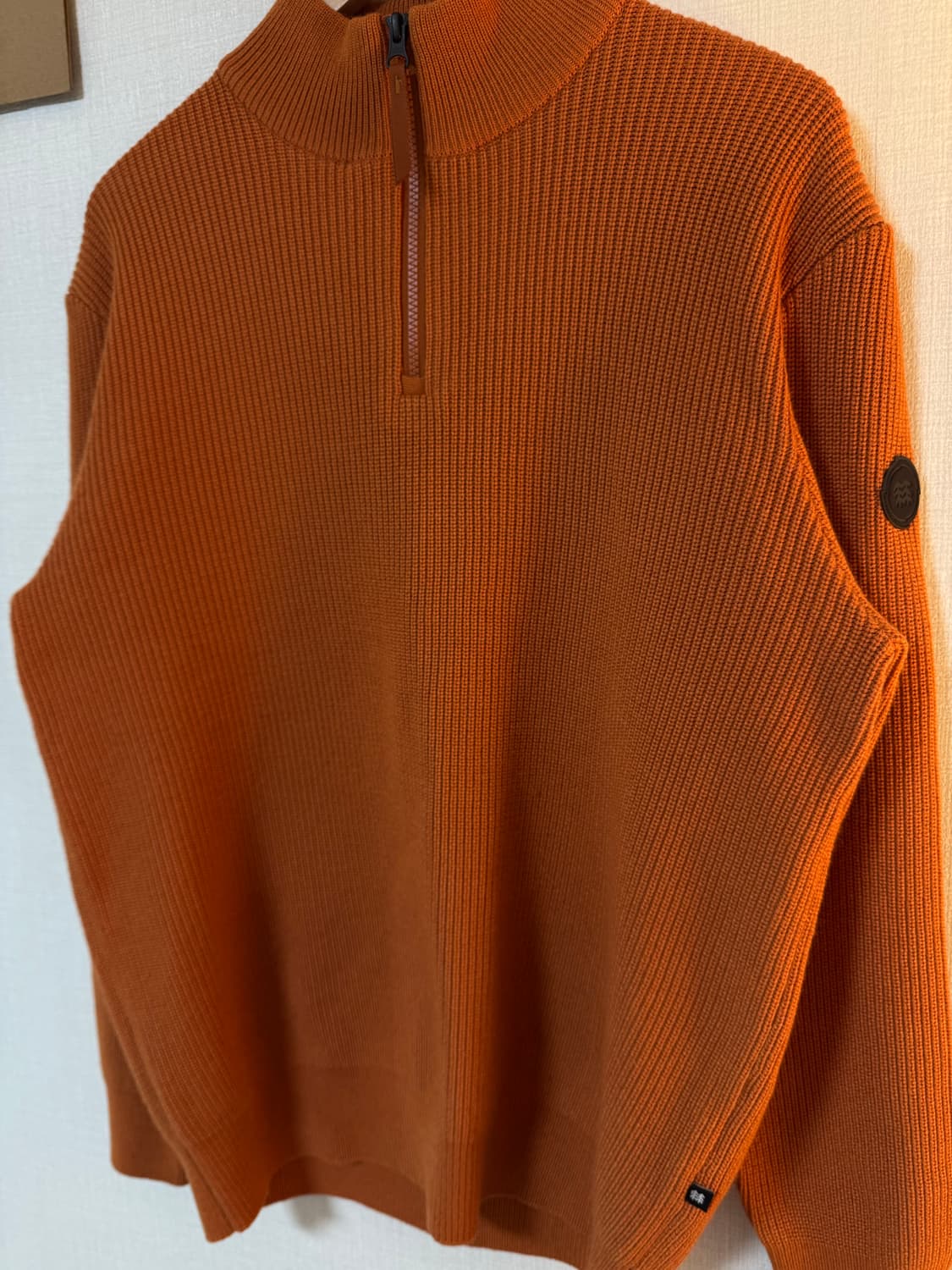 [XL]코오롱스포츠 울 반집업 니트 스웨터 상품이미지2