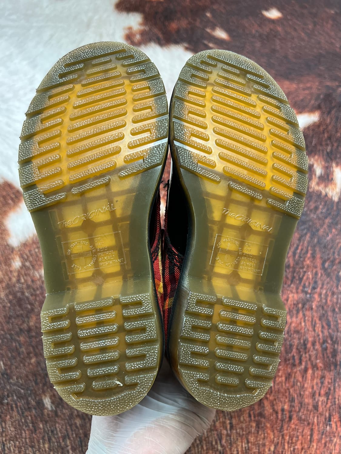 [235] 닥터마틴 LORNA 2ZIP 14홀 레드체크 부츠 상품이미지5