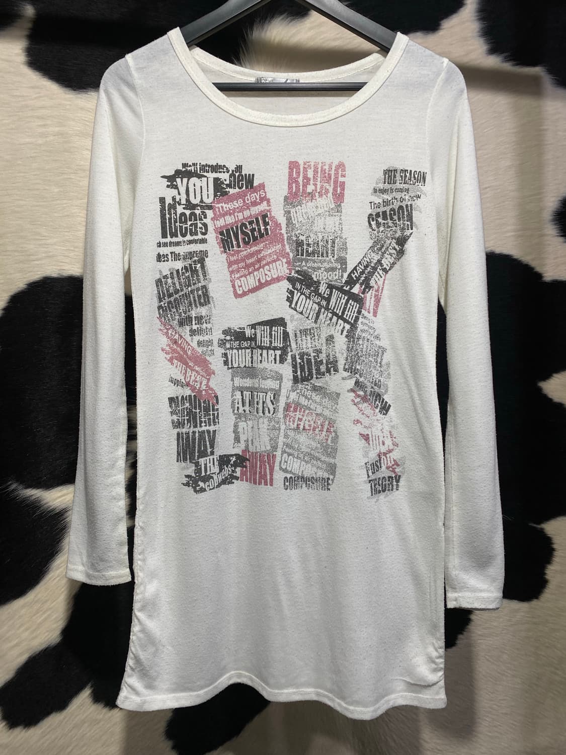 Candy can CK 레터링 롱슬리브 상품이미지3