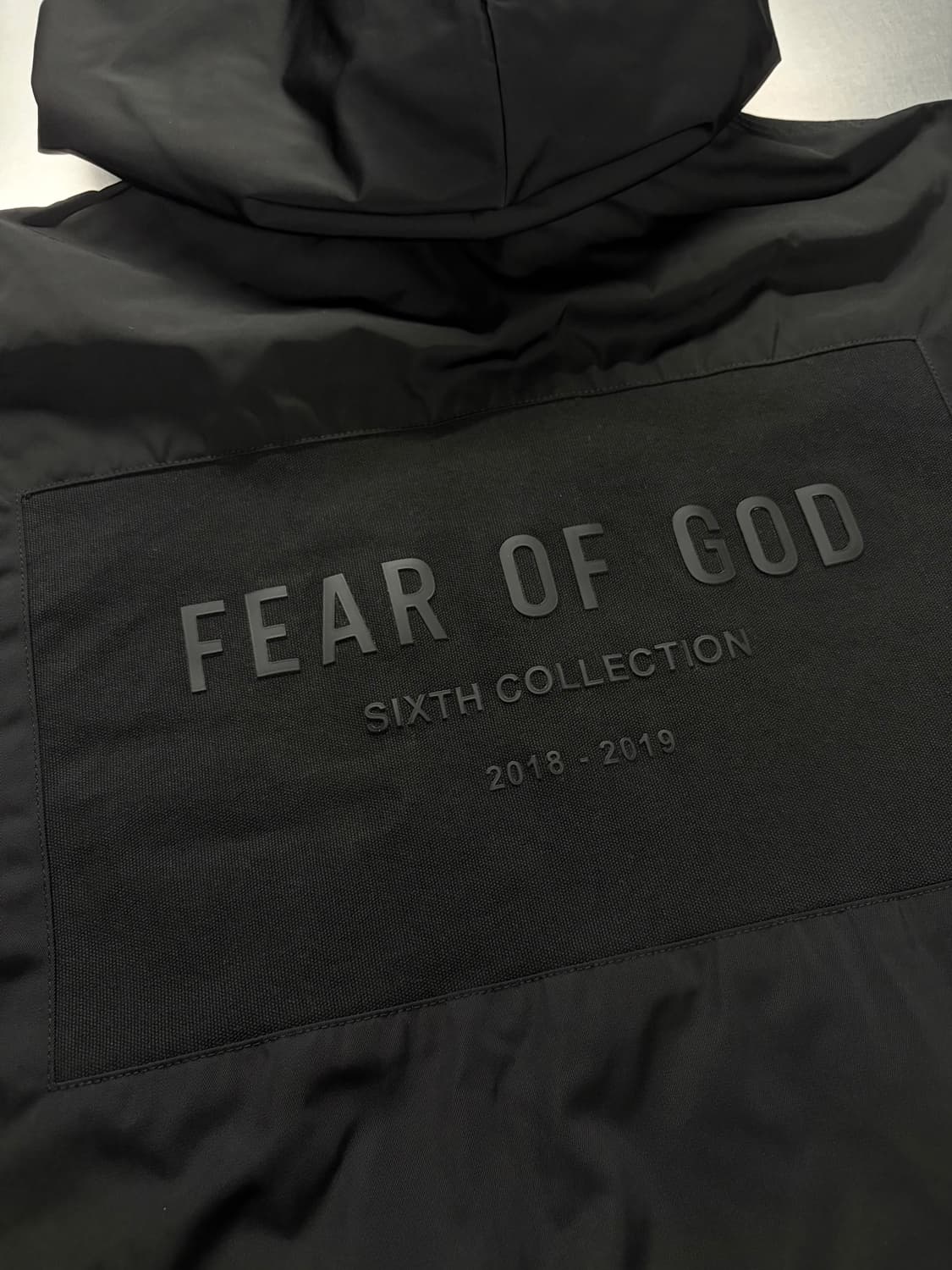 피어오브갓 6th 나일로 풀집업 자켓 블랙 상품이미지4