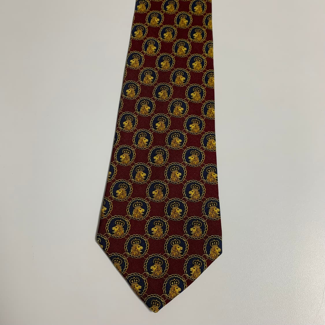 샤넬(CHANEL) 기하학적패턴 이태리 100실크 명품넥타이 A+등급 상품이미지9