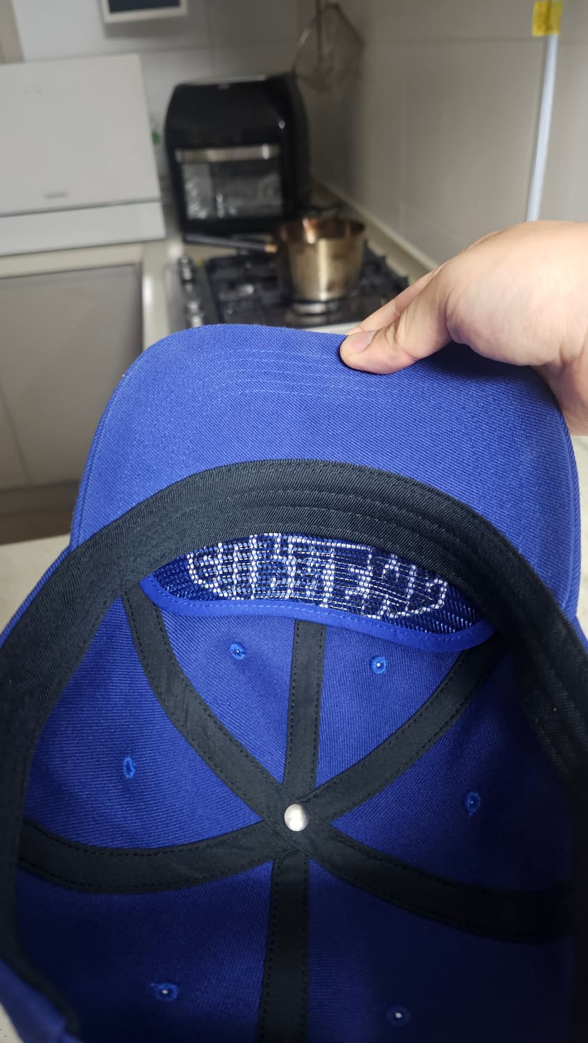 슈프림 펠트 아크 6-패널 네이비 모자 캡 상품이미지2