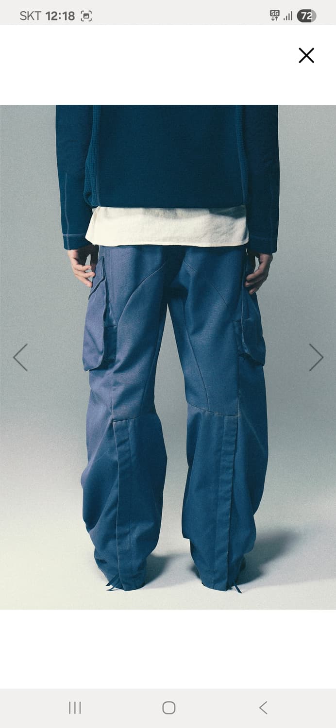 (M)지용킴 코오롱스포츠 3D 팬츠 인디고컬러 상품이미지6