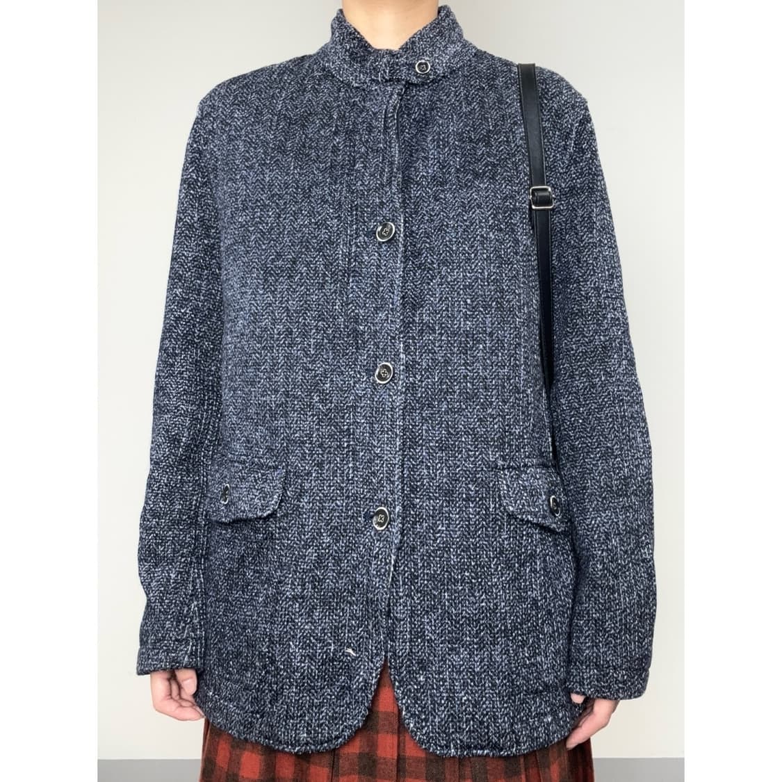 빈티지 네이비 자켓 상품이미지1