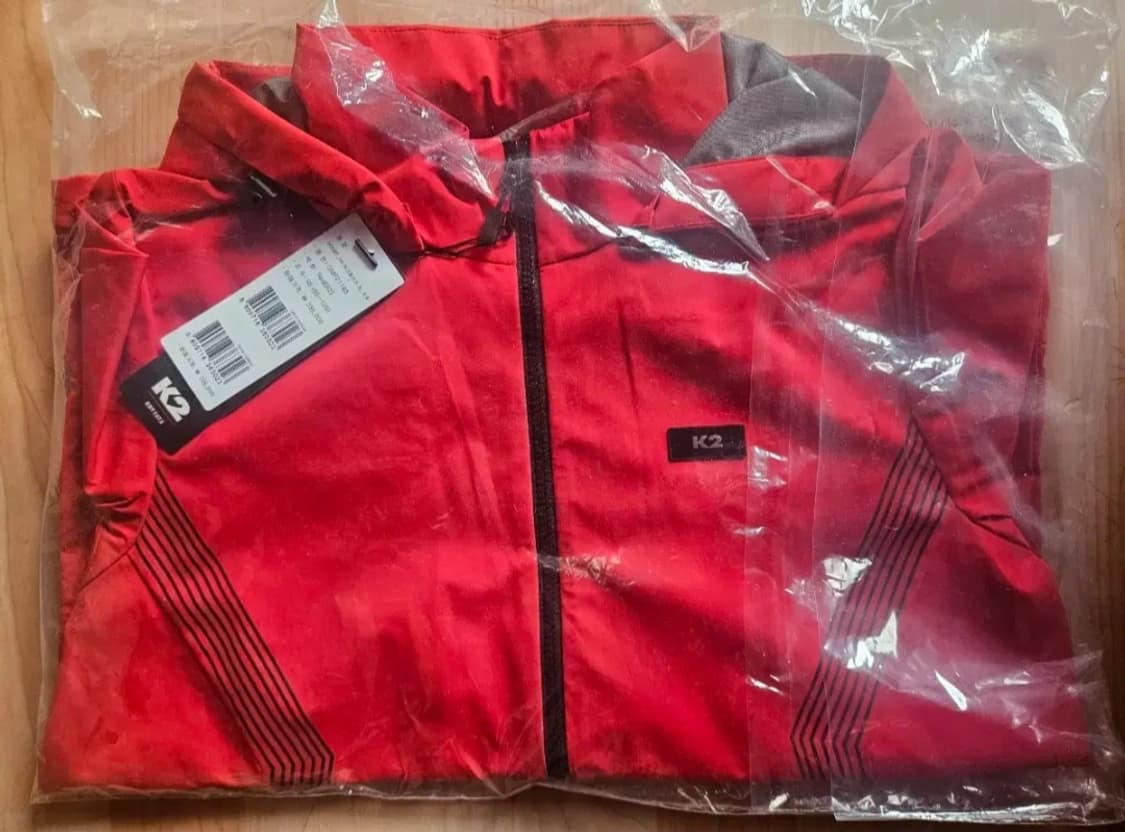(새제품) K2 자켓 바람막이 3L 등산,트레킹 자켓 레드 100,105 상품이미지6