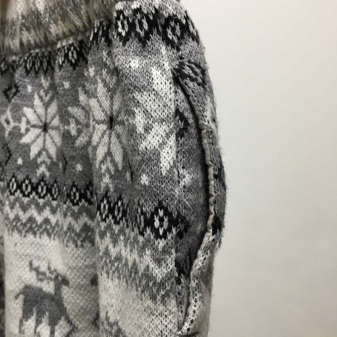 일본 빈티지 스커트 니트 노르딕 패턴 모리걸 히피  상품이미지3