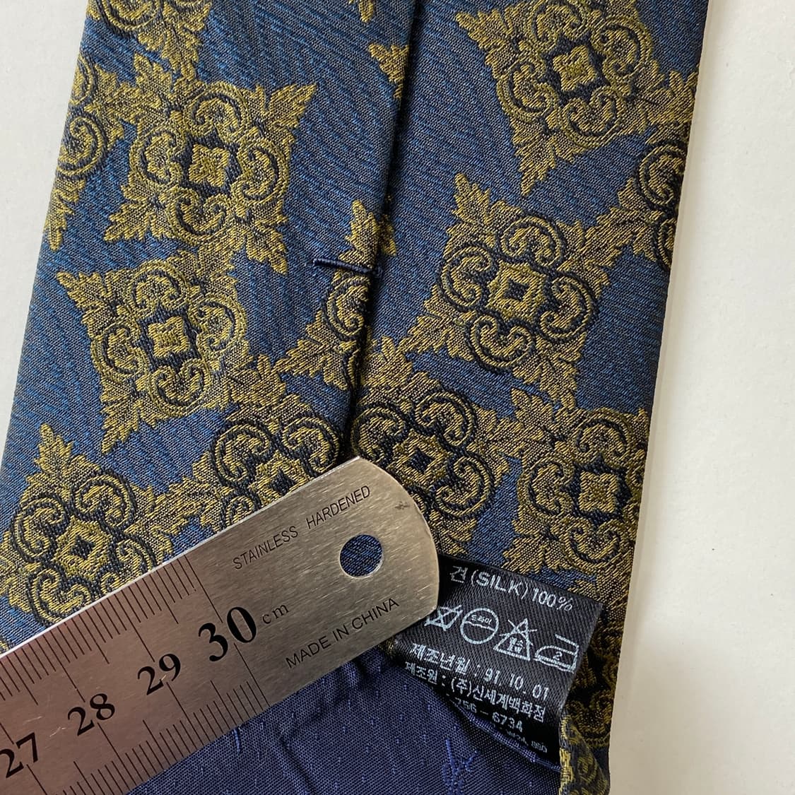 입생로랑(YSL) 명품 정품 심플로고 넥타이 상품이미지7